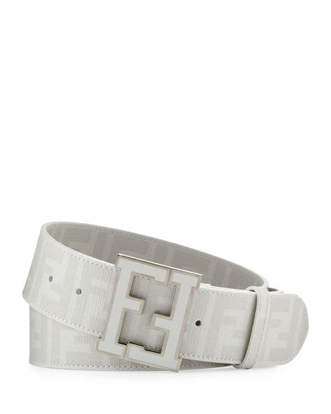 white fendi belt real|fendi zucca belt white.